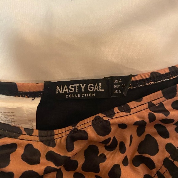 Nasty Gal Cheetah Swimsuit - Picture 3 of 7